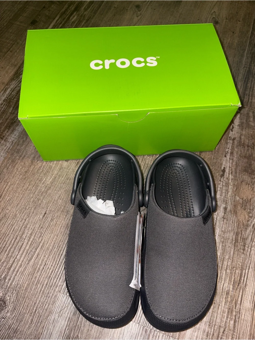 Crocs Kids Ralen Clog Slip-On in black
